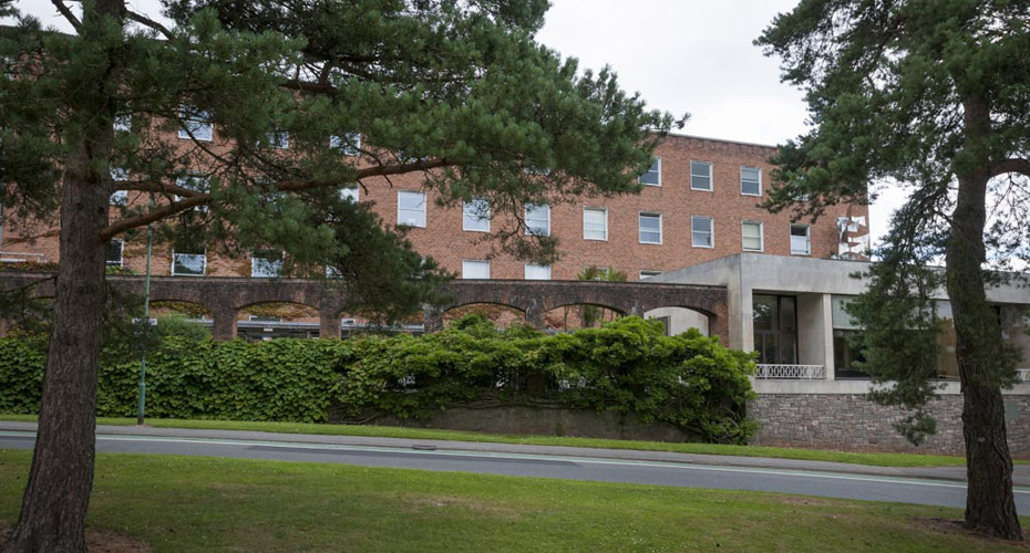 Queens building at streatham campus.